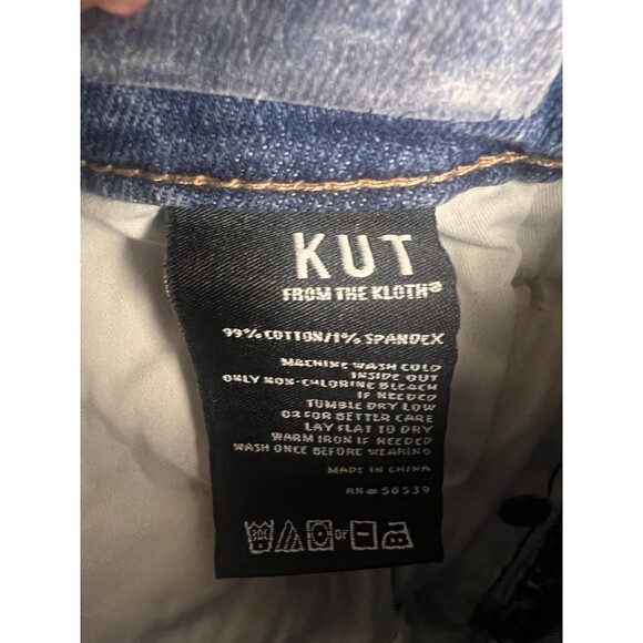 Kut From the Kloth Women’s Jane High Rise Shorts Size 10 Denim Jeans Blue EUC - Picture 5 of 11